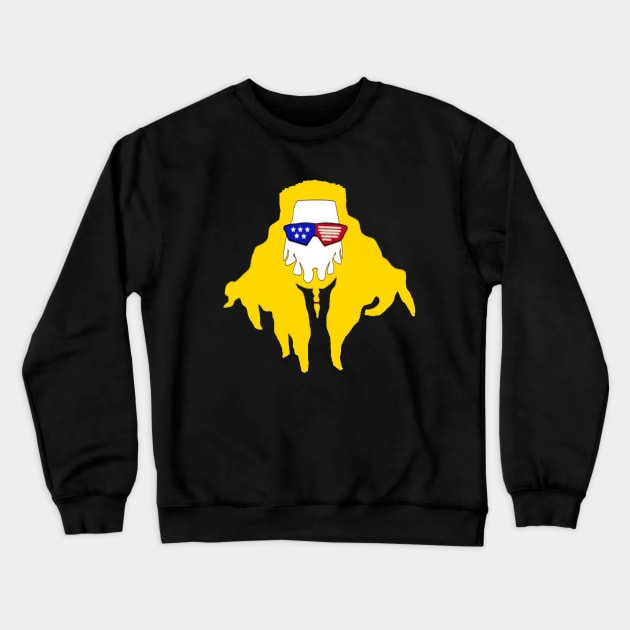 The Bright Gold Mullet Chaz Crewneck Sweatshirt by ChazTaylor713